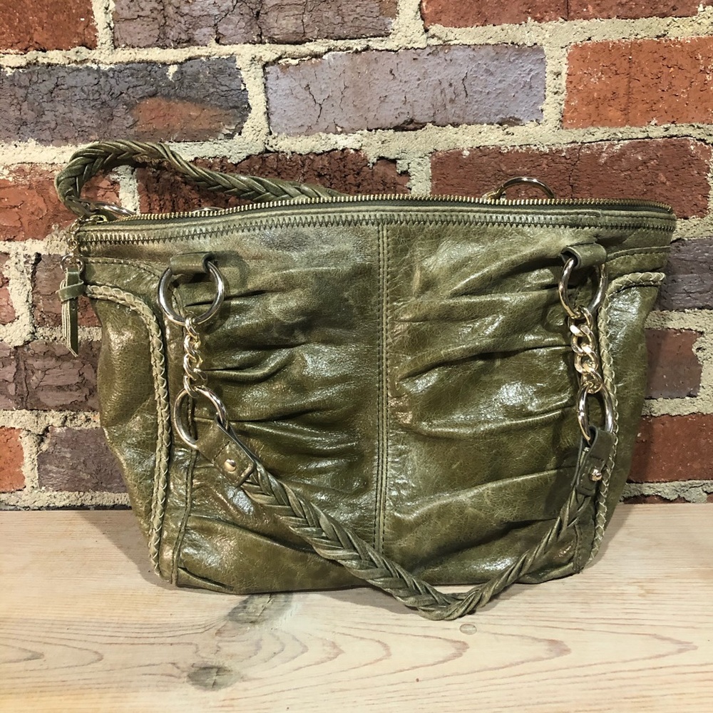 Sakroots - Green Leather Bag
